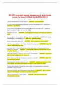 RN ATI concept-based assessment, proctored exam for level 2|Test Bank|2023/2024