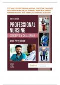 TEST BANK FOR PROFESSIONAL NURSING: CONCEPTS & CHALLENGES 10TH EDITION BY BETH BLACK :COMPLETE GUIDE WITH CORRECT ANSWERS PROVIDED WITH AN EXPLANATION IN ALL QUESTIONS