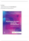 Test Bank- Applied Pharmacology for The Dental Hygienist 9th Edition (Elena Bablenis Haveles, 2023), All Chapters|| Latest Edition 