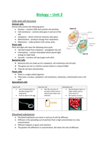 GCSE Biology B2