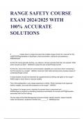 Exam (elaborations) RANGE SAFETY COURSE 