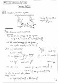 Advanced Classical Physics 2015 Exam - Full Solution