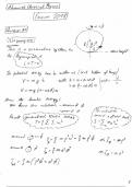 Advanced Classical Physics 2018 Exam - Full Solution