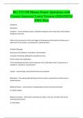 Bio 172 UH Manoa Exam- Questions with Correct Answers/ Latest Version (2024/2025)/ 100% Pass