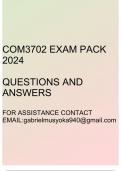 COM3702 Exam pack 2024(Questions and answers)