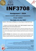INF3708 Assignment 3 (COMPLETE ANSWERS) 2024 - DUE 29 July 2024
