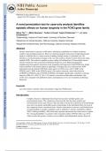 A novel permutation test for case-only analysis identifies epistatic effects on human longevity in the FOXO gene family