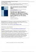 The UN human rights mandate in Cambodia: the challenge of a country in transition and the experience of the special rapporteur for the country