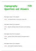 Capnography 735  Questions and Answers