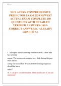 NGN ATI RN COMPREHENSIVE PREDICTOR EXAM 2024 NEWEST ACTUAL EXAM COMPLETE 180 QUESTIONS WITH DETAILED VERIFIED ANSWERS (100% CORRECT ANSWERS) / ALREADY GRADED A+