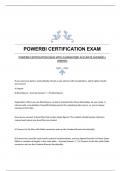 POWERBI CERTIFICATION EXAM WITH GUARANTEED ACCURATE ANSWERS|VERIFIED