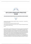 OUTLOOK ASSOCIATE PRACTICE EXAM WITH GUARANTEED ACCURATE ANSWERS