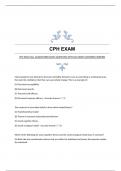 CPH EXAM|ALL GUARANTEED EXAM QUESTIONS WITH ACCURATE ANSWERS|VERIFIED