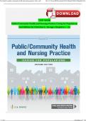 Test Bank: Public / Community Health and Nursing Practice: Caring for Populations, 2nd Edition, Christine L. Savage Edition 2024 Version Pdf ISBN:9780803677111 Download