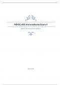 MMSC 409 Immunoheme Exam II Question and answers rated A+