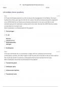 WGU D116 UNIT 6 OA REVIEW QUESTIONS & ANSWERS RATED 100% CORRECT!!