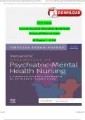 Test Bank for Varcarolis Essentials of Psychiatric Mental Health Nursing, 5th Edition by Chyllia D Fosbre, PDF 9780323810302, Covering Chapters 1-28 | Includes Rationales VERSION 2024  2025 ISBN:9780323810302
