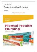  Test bank - Neebs mental health nursing 6th edition ( Robynn Gorman, Linda M, Anwar|| 2022), Latest Edition 