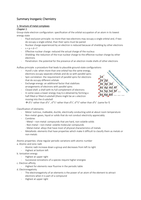 Summary Inorganic Chemistry