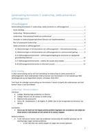 Samenvatting Verpleegkunde Kennistoets 5: Leiderschap en Zelfmanagement