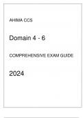 AHIMA CCS - Domain 4 ,5 Comprehensive Exam Guide 2024.