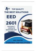 EED2601 Assignment 3 (COMPLETE ANSWERS) 2024 (682979)- DUE 26 July 2024