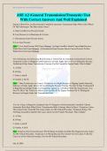 ASE A2 (General Transmission/Transaxle) Test With Correct Answers And Well Explained