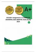 EED2601 Assignment 3 (COMPLETE ANSWERS) 2024 (682979)- DUE 26 July 2024 ; 100% TRUSTED workings, explanations and solutions.