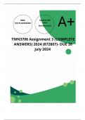 TMN3706 Assignment 3 (COMPLETE ANSWERS) 2024 (872807)- DUE 26 July 2024 ; 100% TRUSTED workings, explanations and solutions.