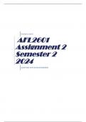 AFL2601 Assignment 2 Semester 2 2024