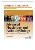 COMPLETE TEST BANK. ADVANCED PHYSIOLOGY AND PATHOPHYSIOLOGY: ESSENTIALS FOR CLINICAL PRACTICE 2ND EDITION BY NANCY TKACS ,LINDA HERRMANN latest