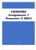 COM2602 Assignment 1 Semester 2 2024