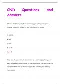 CND Questions and  Answers