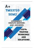 TMS3720 Assignment 3 (COMPLETE ANSWERS) 2024 (234942) - DUE 26 July 2024