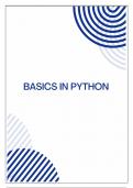 Concepts in python programming