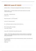 MGS 351 exam #1 HAAG Questions & Answers Solved 100% Correct!!