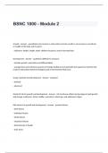 BSNC 1000 Exam Questions and Correct Answers - Module 2