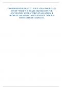 COMPREHESIVE HEAD TO TOE LAURA WOOD CASE STUDY  WEEK 9  41 YEARS OLD REASON FOR ENCOUNTER  WELL WOMAN EVALUATION   I HUMAN CASE STUDY LATEST REVIEW  2024-2025 FROM EXPERT FEEDBACK. 