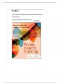 Test bank - public health nursing 11th edition (Stanhope,2024), Latest Edition 