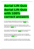 Aerial Lift Quiz