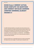 NU280 Exam 2 NEWEST ACTUAL  EXAM COMPLETE 100 QUESTIONS  AND CORRECT DETAILED ANSWERS  (VERIFIED ANSWERS) |ALREADY  GRADED A+  A conflict develops between an associate nurse and a primary nurse  over the assessment of a patient with pulmonary edema. Based