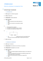 Antwoorden Hoofdstuk 1 Elektriciteit Newton 4 havo Vierde Druk, Eerste oplage, 2012