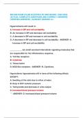 BIO 669 EXAM (FLUID ELECTROLTE AND NEURO ) 2024-2025  |ACTUAL COMPLETE QUESTIONS AND CORRECT ANSWERS  (VERIFIED ANSWERS ) ALREADY GRADED A+.