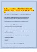 BUAD 332 FINAL EXAM Questions and Answers Latest Updates 2024 TOP RATED A+.