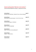 Samenvatting tentamen blok "Werken met merken" (Communicatiemanagement jaar 2)