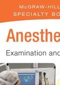 McGraw-Hill SPECIALTY BOARD REVIEW: Anesthesiology Examination & Board Review