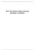 Beat The Market Maker Strategy  (BTMM) E-BOOK 1