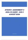 BTE2601 Assignment 3 2024 (619988) - DUE 2 August 2024