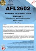 AFL2602 Assignment 12 ISIXHOSA  (COMPLETE ANSWERS) Semester 2 2024 