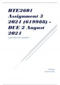 BTE2601 Assignment 3 2024 (619988) - DUE 2 August 2024